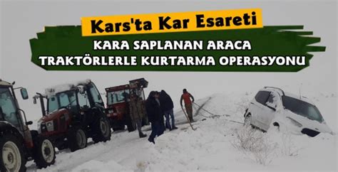 Kars’ta yoğun kar: Yolda mahsur kalan 110 kişi kurtarıldı - Son Dakika Haberleri